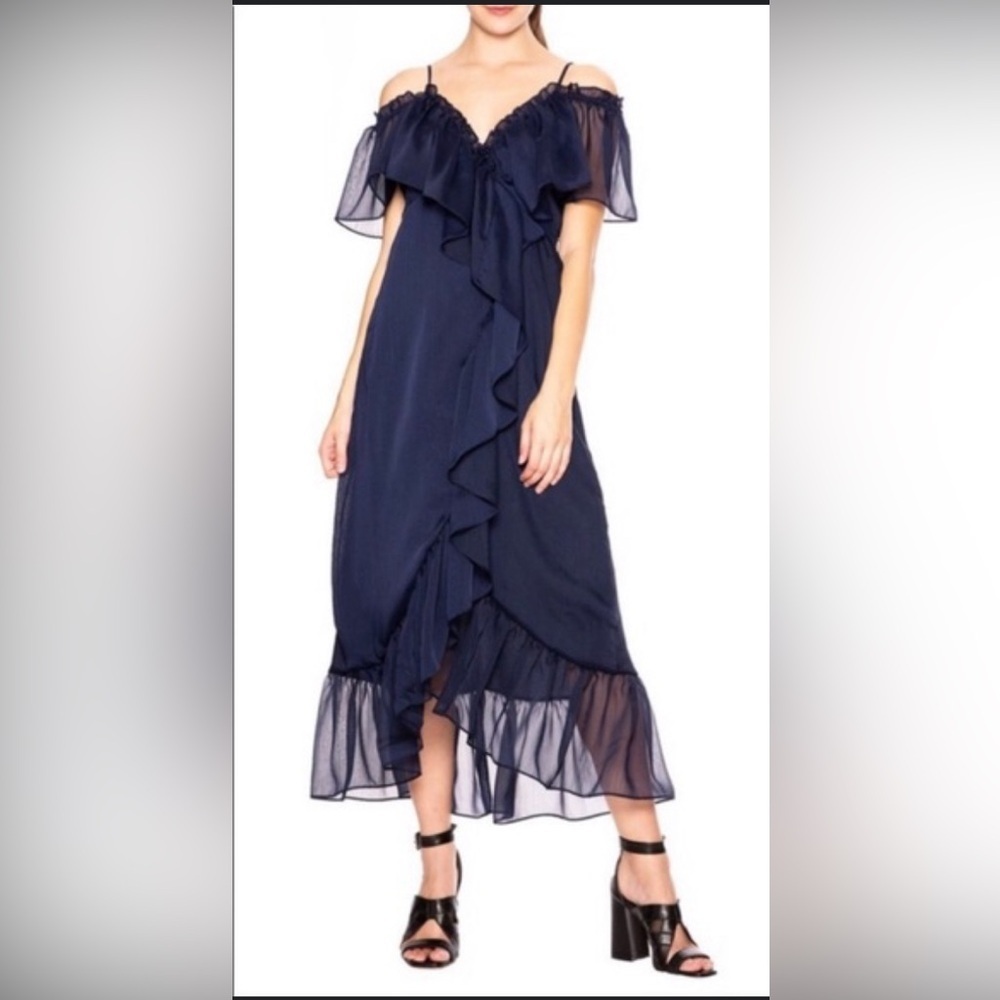 NWOT Misa Los Angeles- Tayla Navy Dress. Size S.